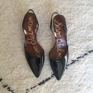 New Sam Edelman Black Slingback heels, size 9.5